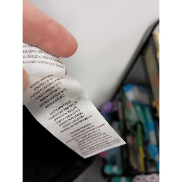 Lysse Womens Skinny Pants Large Black Faux Leather Slimming Pull On High Rise - Picture 8 of 8